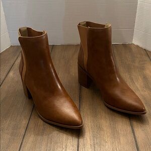 Amazon Classic Brown Ankle Booties size 10